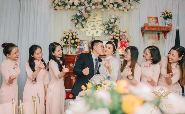 lễ đính hôn cuae tân lang tân nương