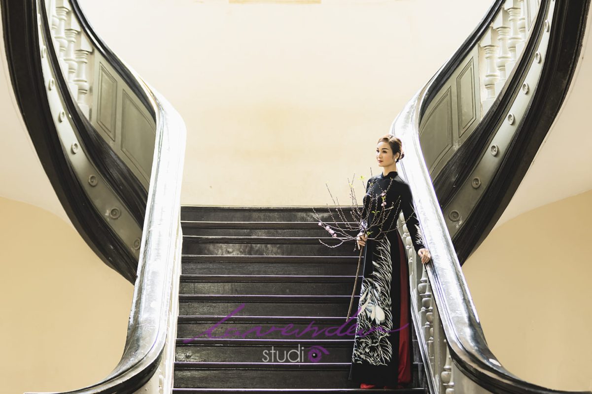 Chụp ảnh áo dài Tết concept ấn tượng