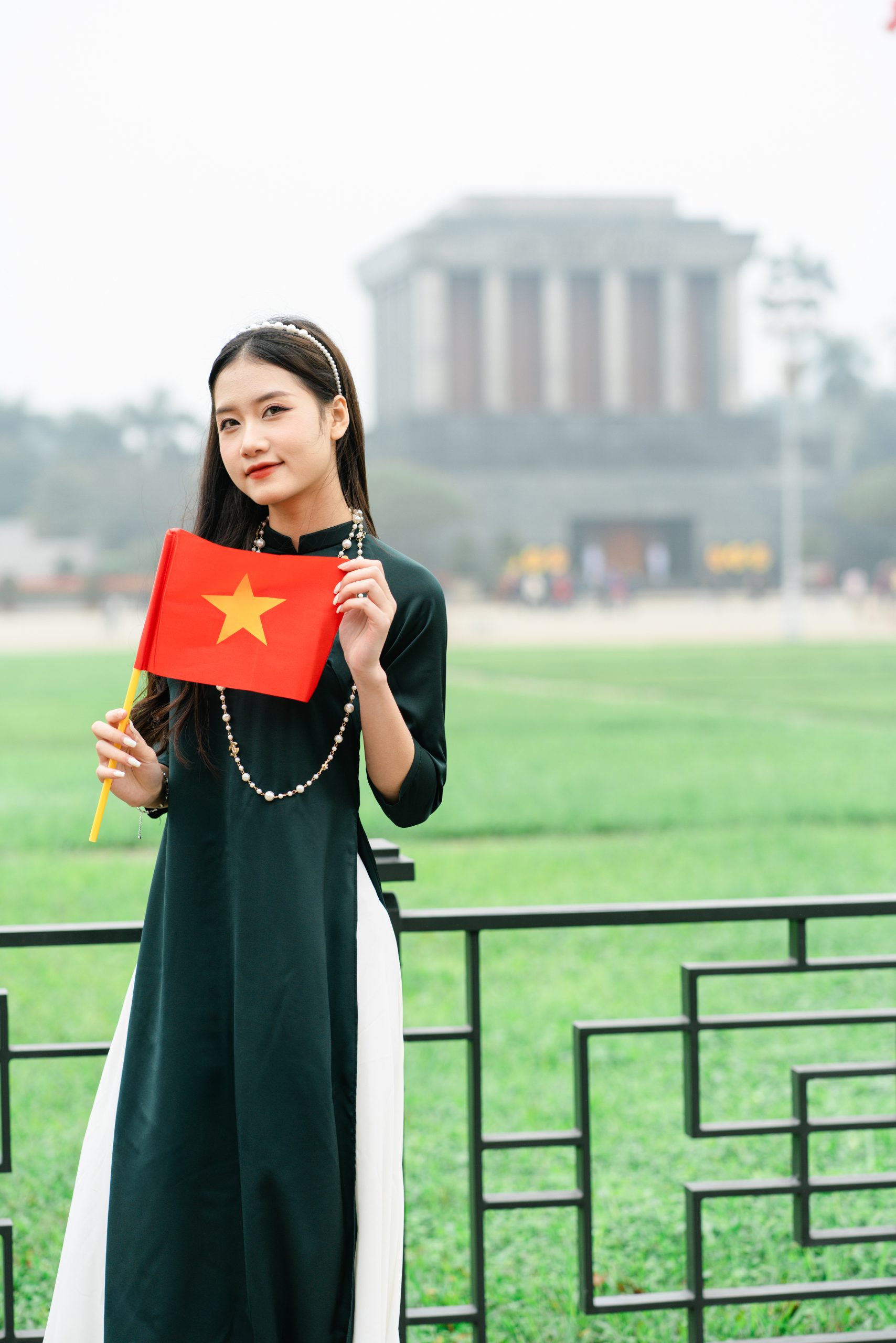 Chụp ảnh áo dài quốc khánh 2-9 tại Hà Nội cùng Lavender Studio